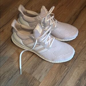 Adidas Light Pink Running Shoes